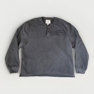 Cloudveil long sleeve thick men's XXL lined Sherpa gray Heavyweight Warm pockets